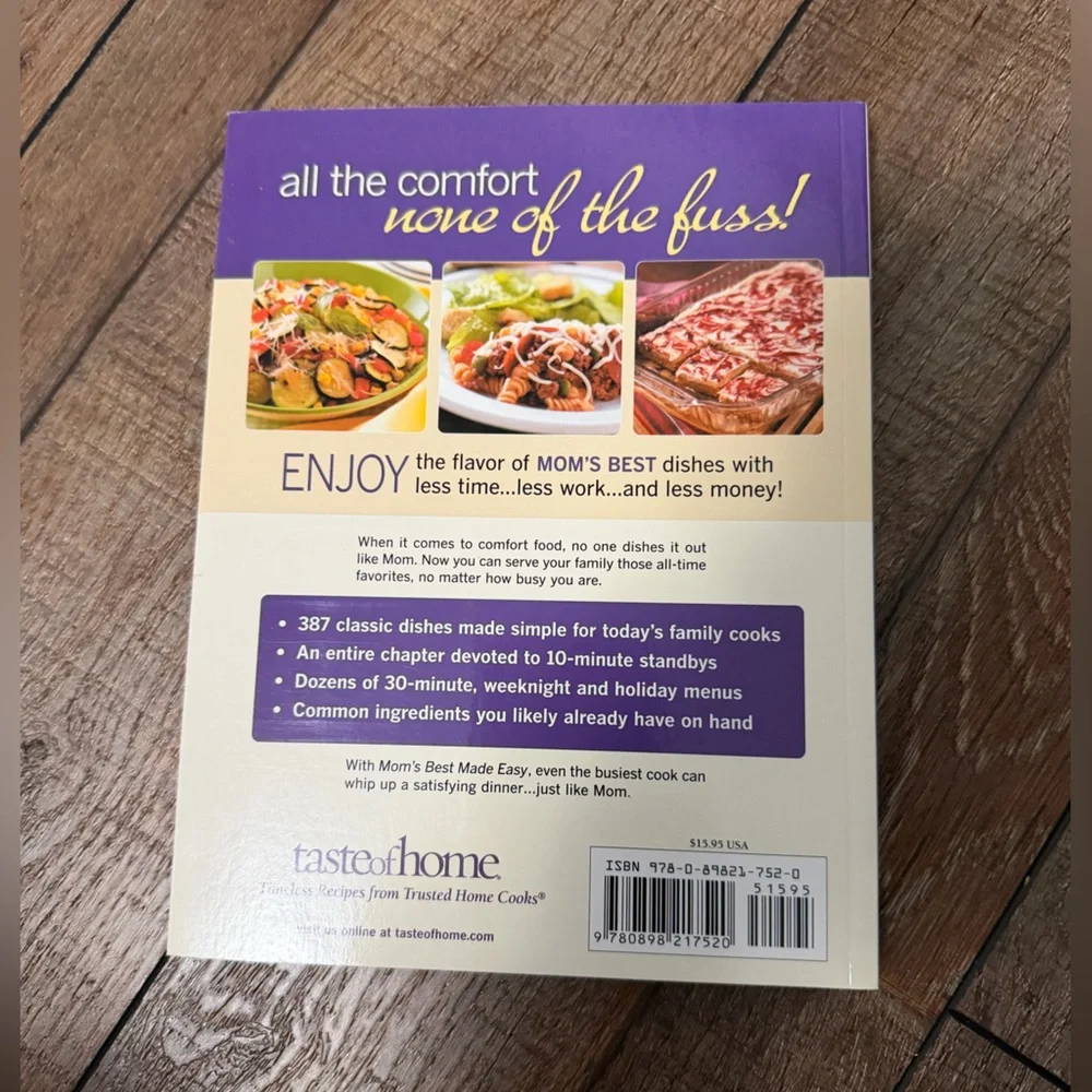 Taste of Home Mom's Best Made Easy Cookbook